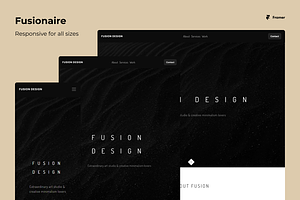 Fusionaire Framer Website Template