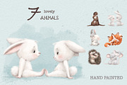 Valentine's day Clipart. Animals., an Animal Illustration by sheincar (Thumbnail 1 of 7)
