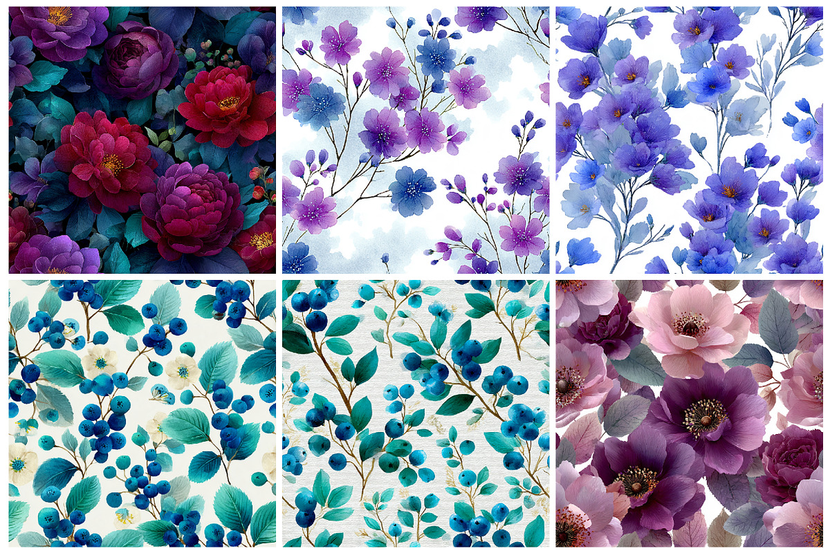 Abstract Watercolor Seamless Pattern, a Texture Graphic by CitraGraphics (Photo 7 of 8)