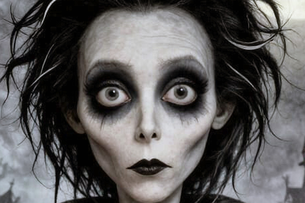 Halloween Haunting Face, a Person Illustration by Sharon Schwalbe (Photo 2 of 5)