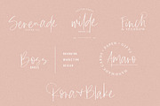 Amaro | Script + 6 Free Logos, a Script Font by Jen Wagner Co (Thumbnail 10 of 12)