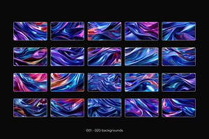 Holographic Foil Background Set