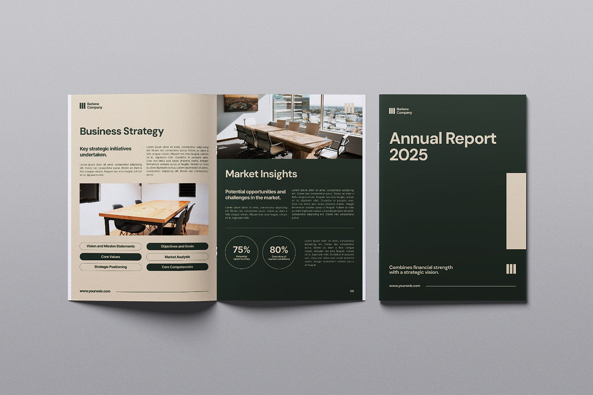 Barlana Annual Report, a Magazine Template by Portocraft (Photo 2 of 6)