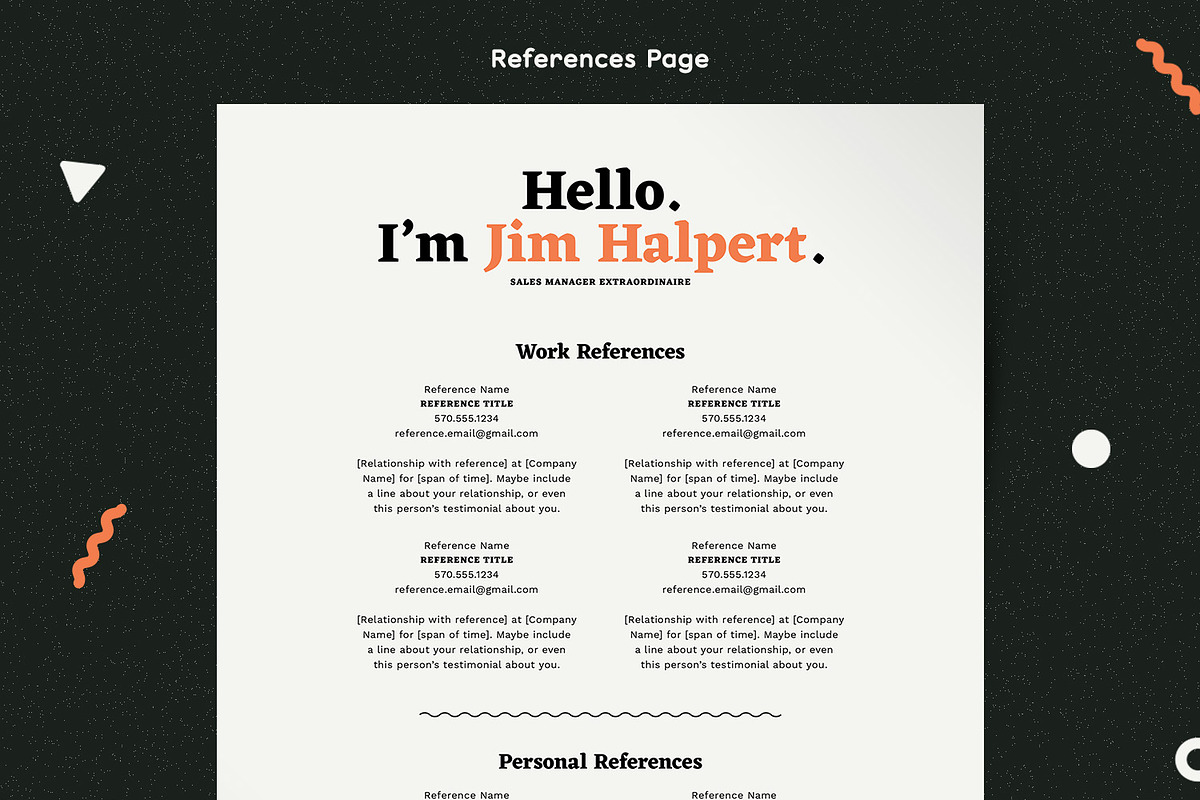 Human-Voiced Resume CV Template, a Resume Template by More Profesh (Photo 4 of 6)