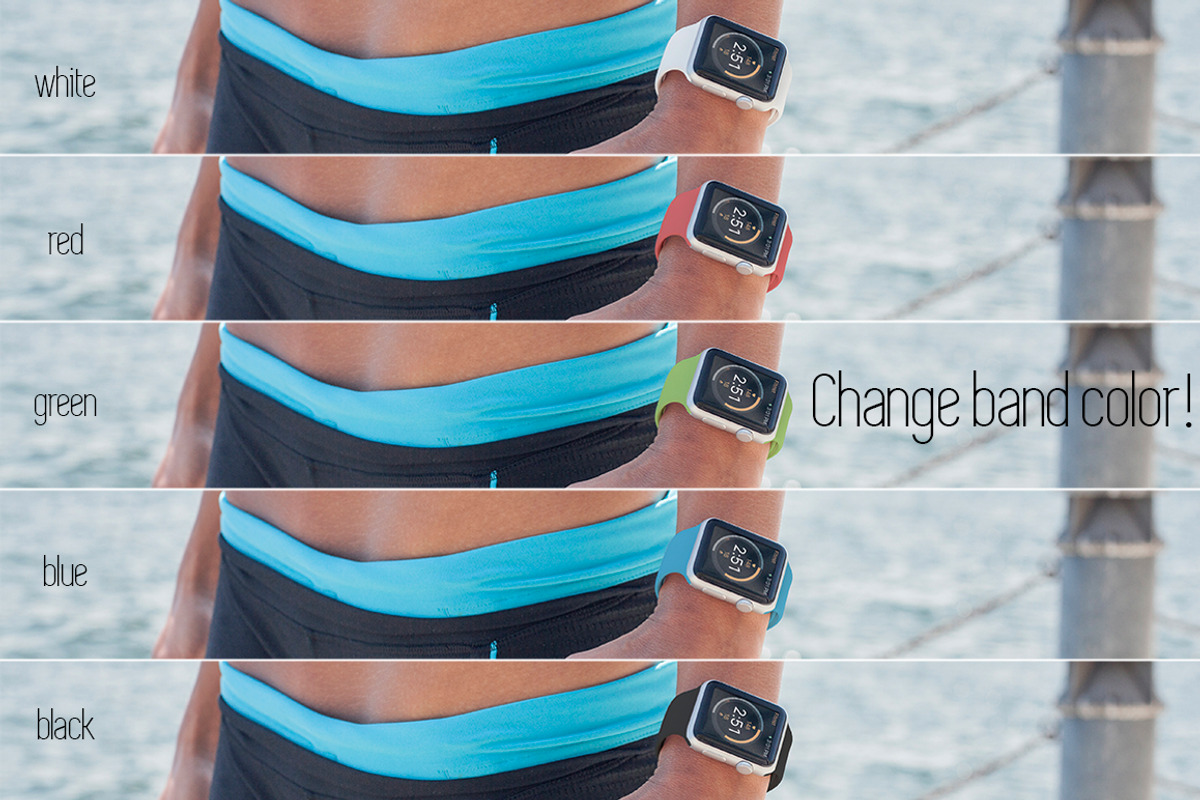 12 Apple Watch Fitness Mockups, an iPhone Mockup by ZedProMedia (Photo 4 of 5)
