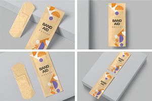 Band Aid Mockups, a Product Mockup by megostudi0