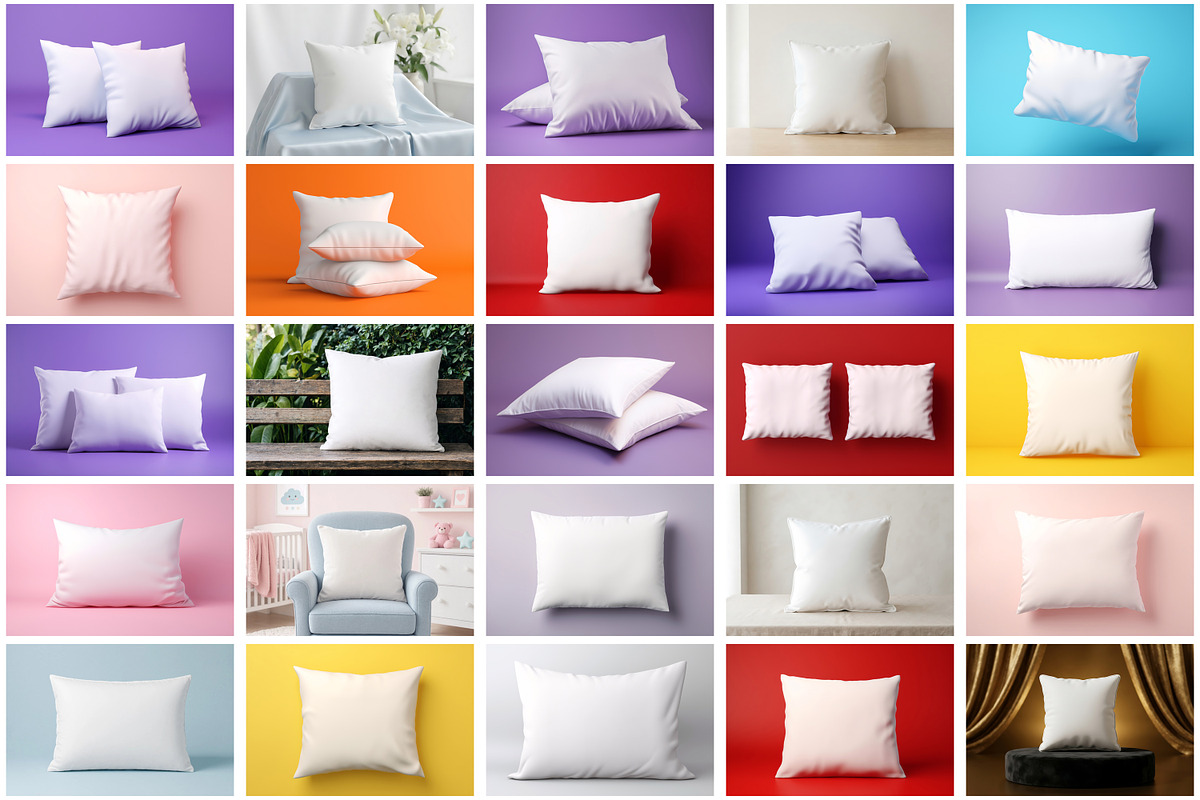 Pillow Mockup, a Household Mockup by Forhadx5 (Photo 4 of 16)