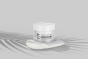 Cosmetic Cream Jar Mockup, a Product Mockup by MrLetters (Thumbnail 3 of 5)