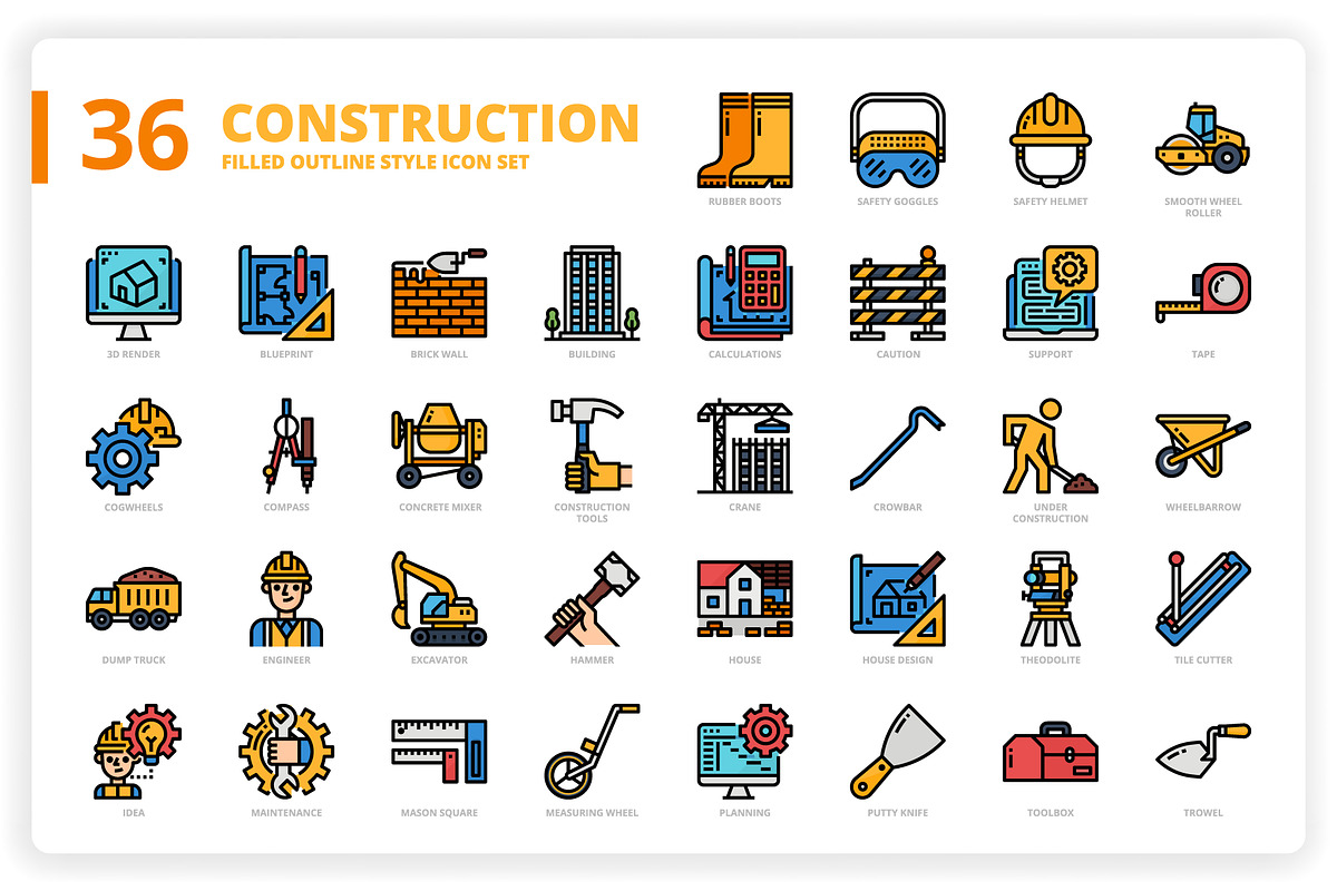 3,600 Icons x3 Styles, an Outline Icon by monkik (Photo 83 of 299)