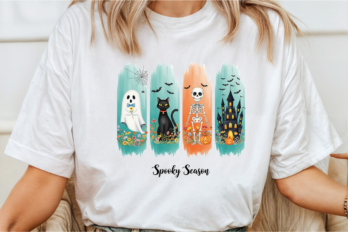 Halloween Spooky Season PNG, an Illustration by DreamCafeArt (Photo 2 of 6)