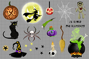 Witch's Brew Fun Halloween Clipart S, a Decorative Illustration by Dapper Dudell (Thumbnail 2 of 3)