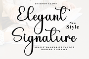 Elegant Signature, a Handwritten Font by InermediaSTUDIO (Thumbnail 3 of 7)