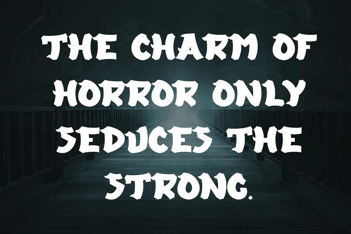 Evil Inside - Halloween Display Font, a Handwritten Font by Arendxstudio (Photo 2 of 9)
