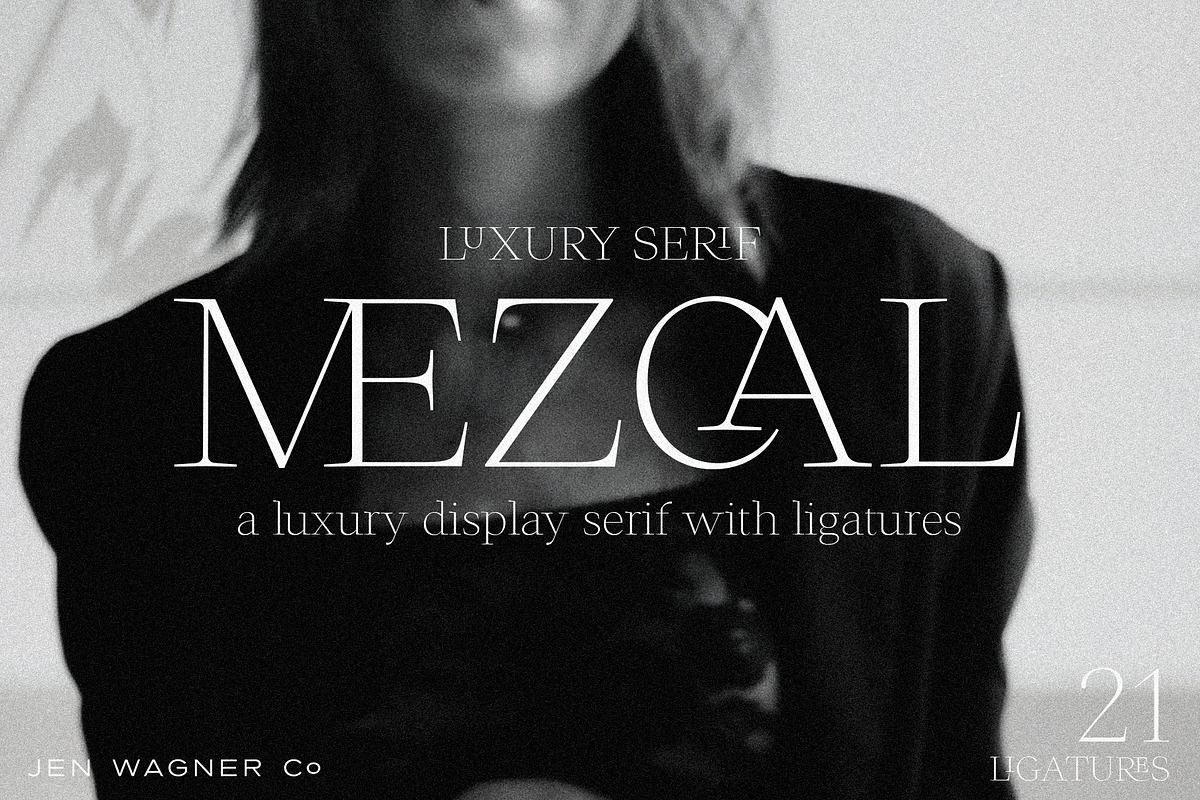 Mezcal | Luxury Ligature Serif, a Serif Font by Jen Wagner Co (Photo 1 of 15)