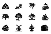 Nature & Objects Silhouette Bundle, an Illustration by Creative_View (Thumbnail 2 of 4)