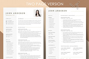 Resume Template Word, Pro Resume, a Resume Template by resumetemplathttps://d3es (Thumbnail 2 of 7)