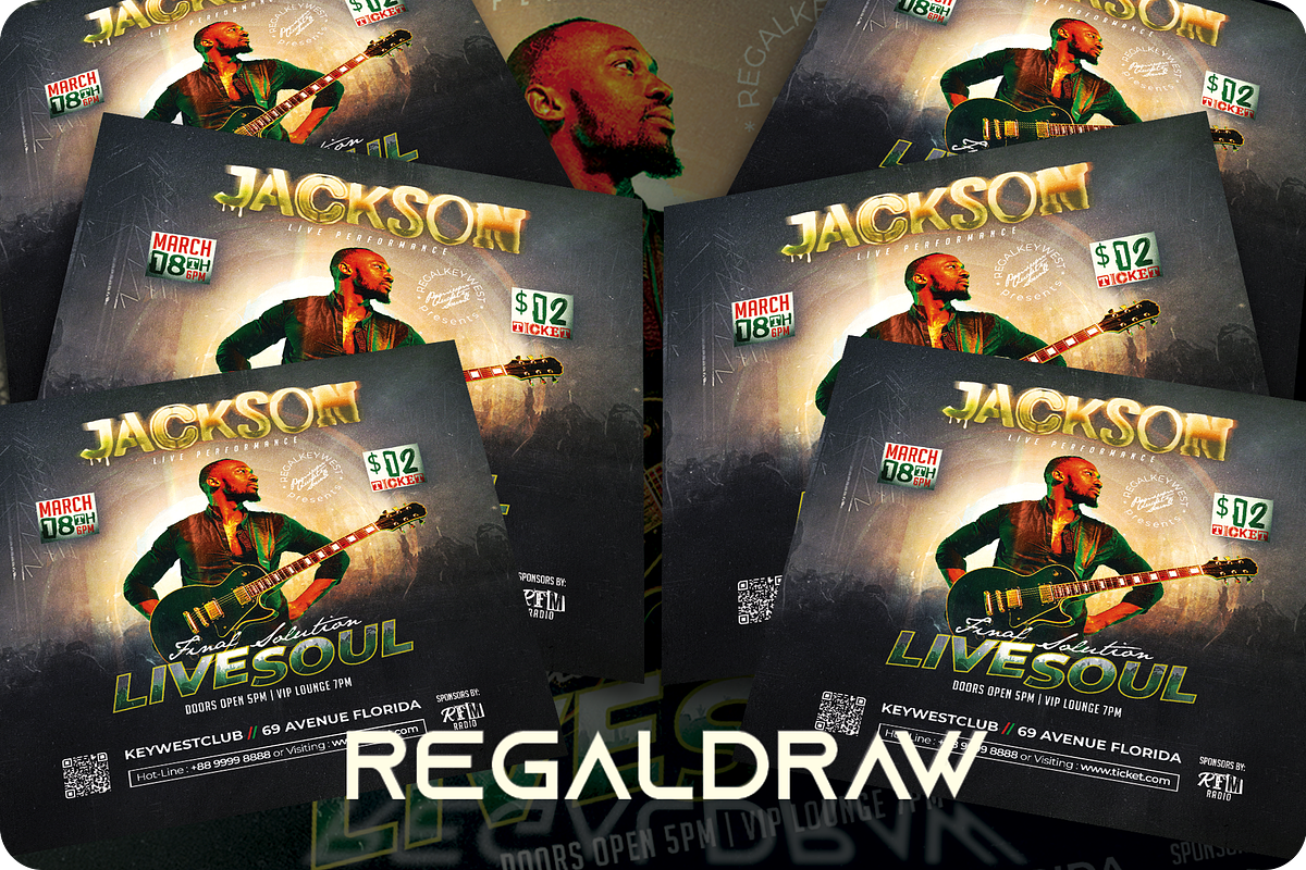Music Concert Flyer, a Flyer Template by regalDRAW (Photo 4 of 4)