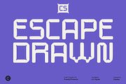 CS Escape Drawn, a Sans Serif Font by Craft Supply Co. (Thumbnail 1 of 8)