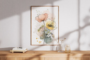 Abstract Botanical Floral Wall Art, a Poster Template by Pixeness Studio (Thumbnail 3 of 3)