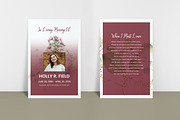 Funeral Program And Prayer Card, a Brochure Template by crazyOWL (Thumbnail 8 of 8)