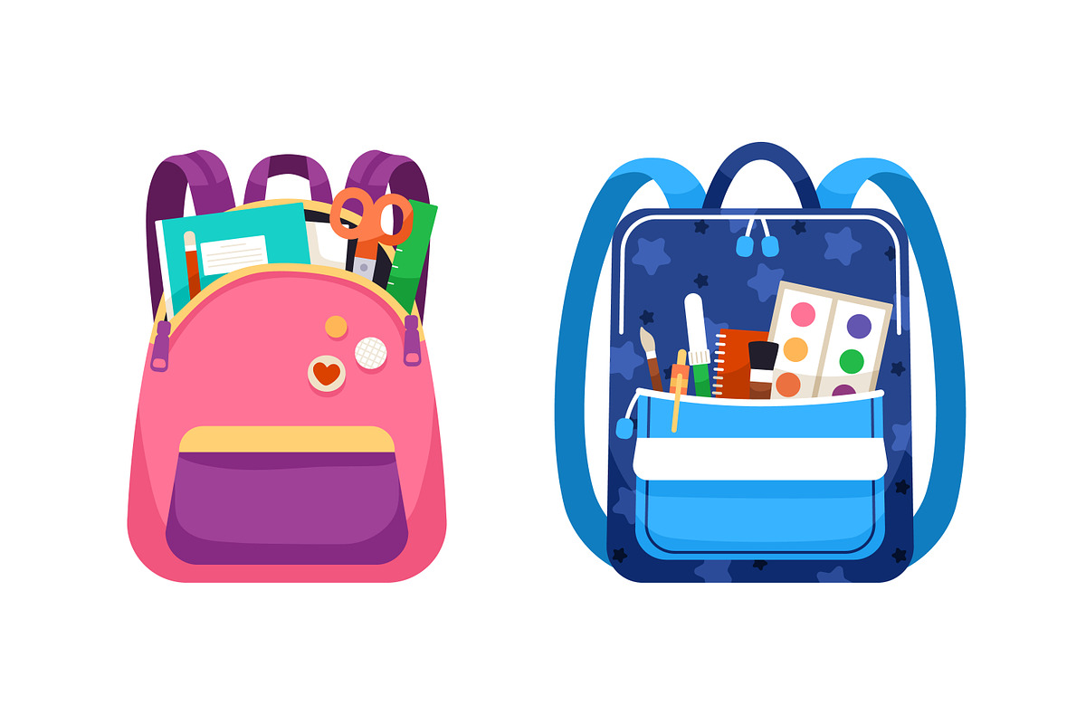 School backpacks and bags set, an Education Illustration by Good Studio (Photo 3 of 7)