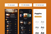 Musicly - Music Streaming Mobile App, an App Template by trabaskriya (Thumbnail 3 of 5)