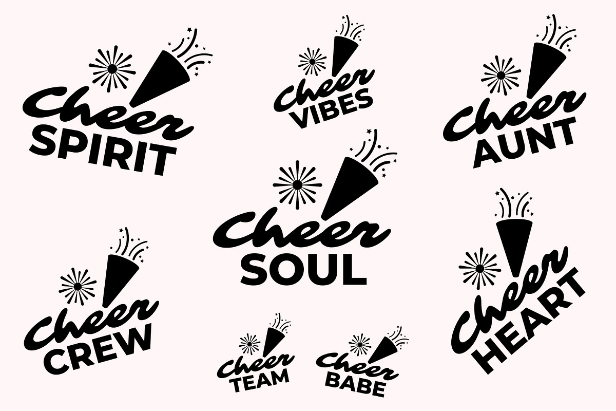 Cheer Mom Svg Bundle, a Graphic by M9 Design (Photo 10 of 10)