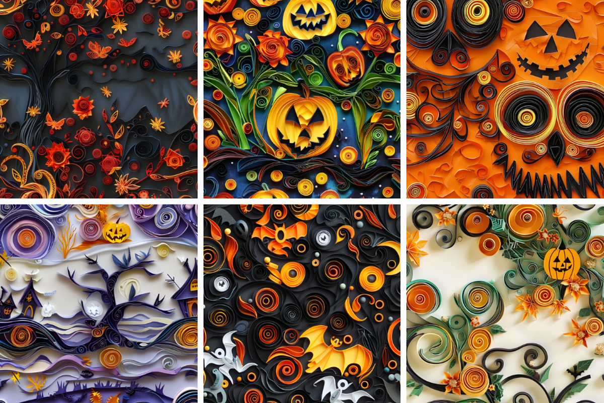 Halloween Paper Quilling Patterns