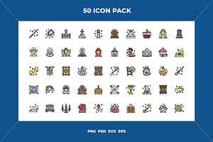 50 Fairytale Icons