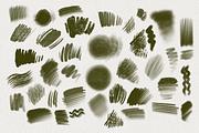 27 Textured Pencil Brushes Procreate, a Brush Add-On by Moon House Shop (Thumbnail 3 of 7)