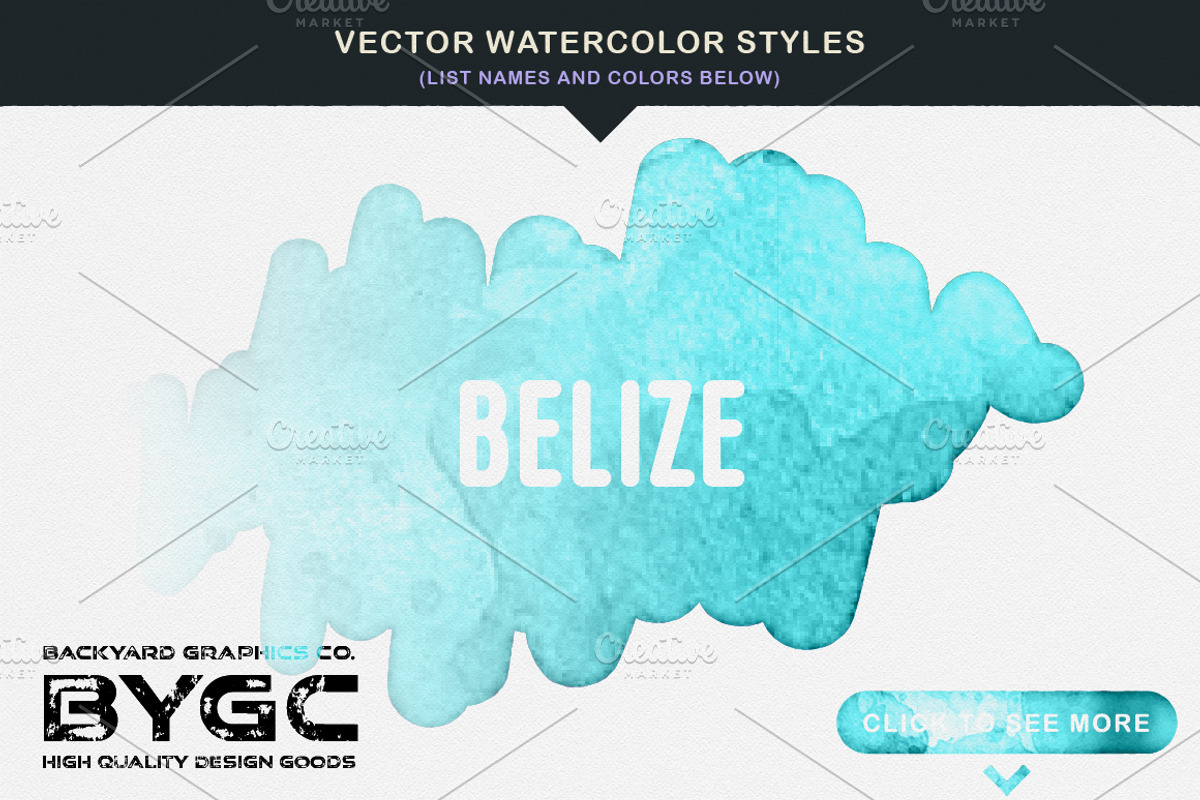 WaterPress Vector Watercolor Effects preview 8