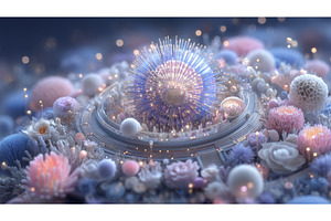 Abstract neon shapes and glowing, a Technology Photo by ZinetroN
