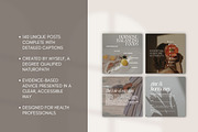 Hormone Instagram Posts Canva, a Templates & Theme by Naturopath Hub (Thumbnail 4 of 9)