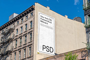 Tall Painted Mural Billboard Mockup, an Advertising Mockup by Area Mockups (Thumbnail 1 of 3)