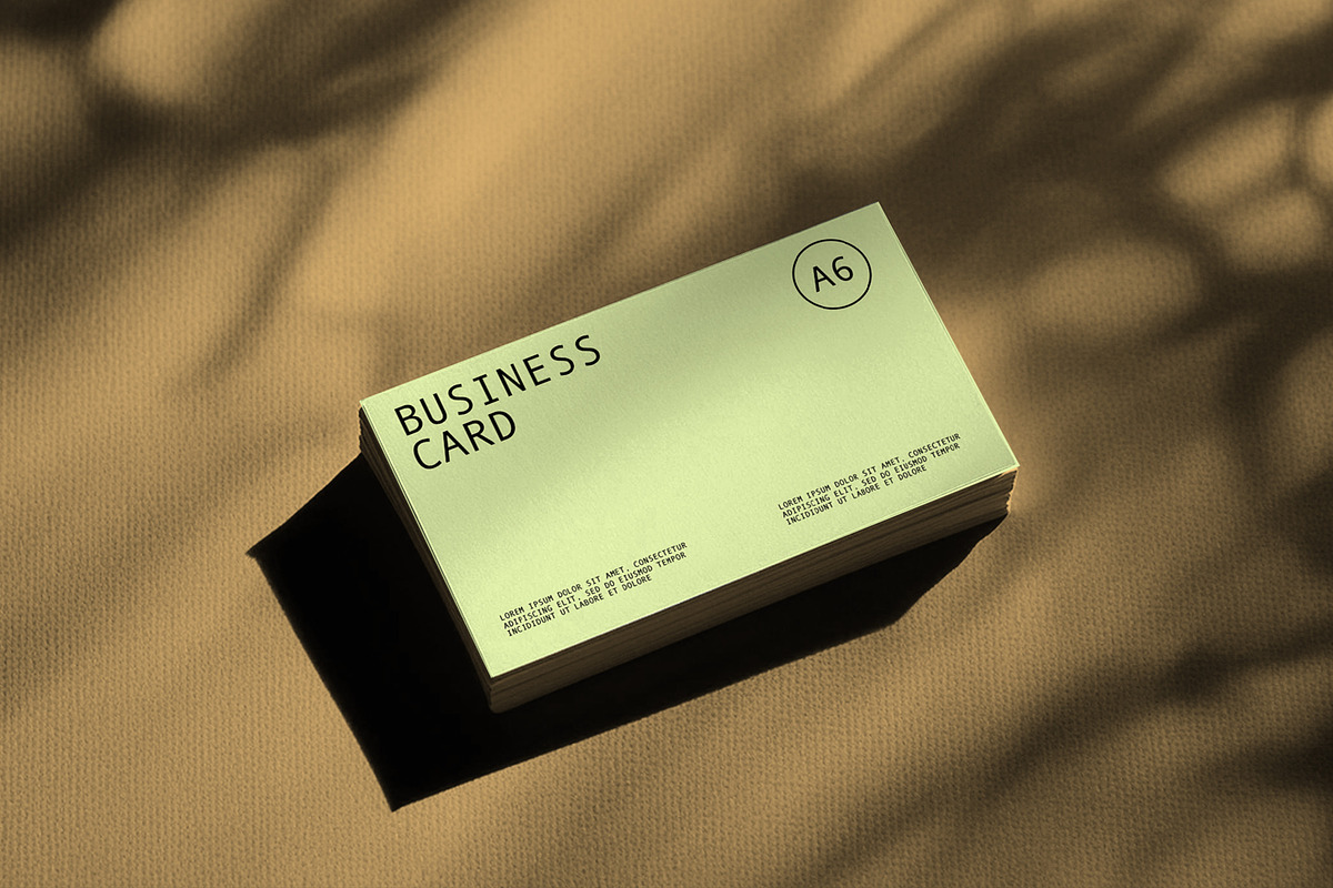 Business Card Mockup Template, a Product Mockup by anamwp (Photo 4 of 5)