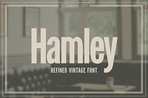 Hamlet Vintage Font
