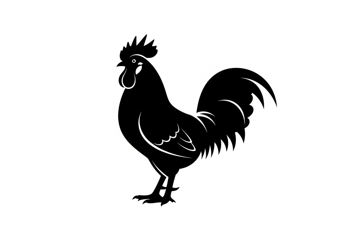 Rooster Chicken Silhouette Vector Bu, an Illustration by Designs_River (Photo 5 of 51)