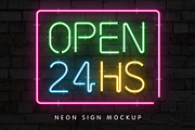 Neon Font & Sign Collection, a Font by Medialoot (Thumbnail 5 of 6)