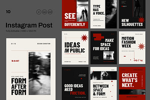 STRUCTURAL MOTION EDITORIAL, a Social Media Template by Pitchlook.Studio