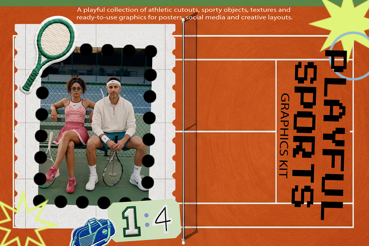 Playful Sports Graphics Kit 170 PNG, an Object Graphic by DreamoraArt (Photo 2 of 10)