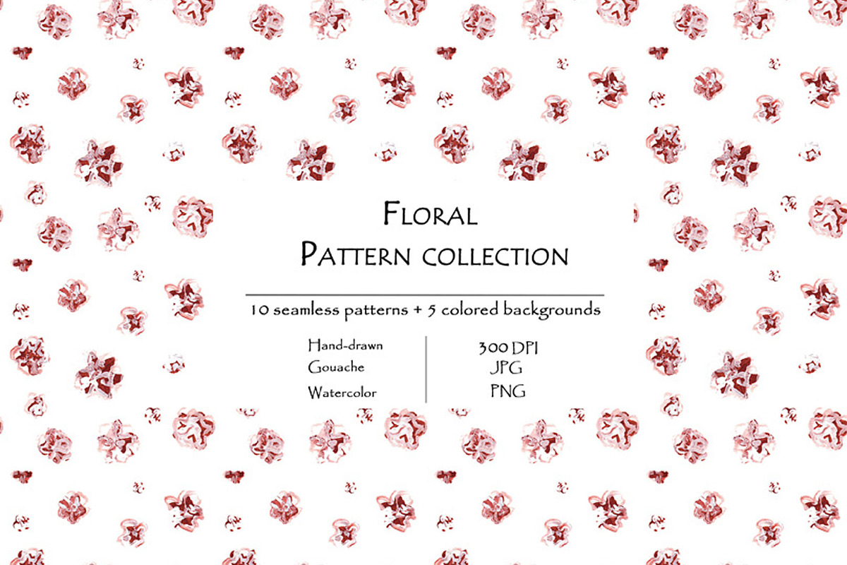 Floral Pattern Collection, a Pattern Graphic by Ann Bright (Photo 3 of 16)