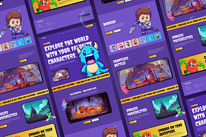 Gaming World Landing Page