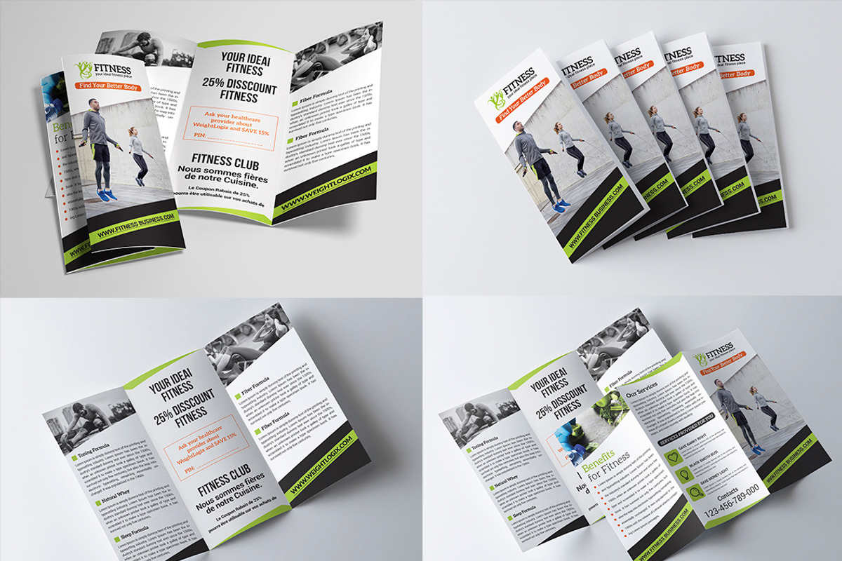30-Trifold Brochure Bundle, a Brochure Template by AfzaalGraphics (Photo 3 of 31)