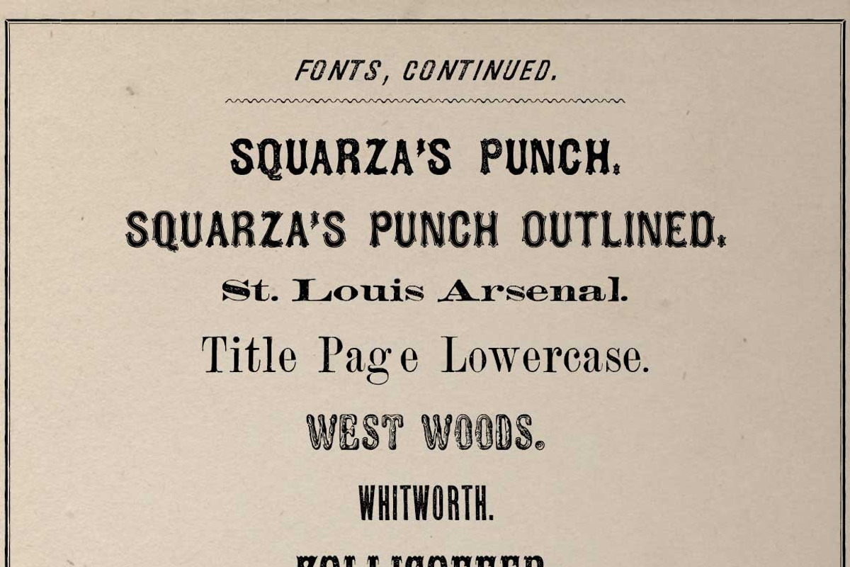 40 Fonts from the Civil War Era preview 3