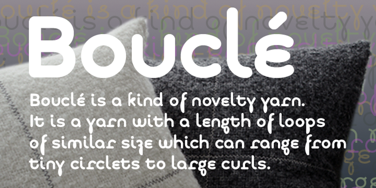 Boucle, a Sans Serif Font by TipografiaRamis (Photo 2 of 5)