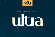 VFU - Visionary Font Ultra typeface, a Sans Serif Font by VP Fonts (Thumbnail 1 of 16)