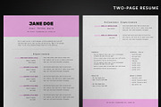 Modern Resume Template, a Resume Template by Templates by Maggie (Thumbnail 2 of 4)
