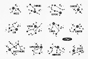 Zodiac Constellation bundle, an Illustration by Moony Рatterns (Thumbnail 1 of 10)