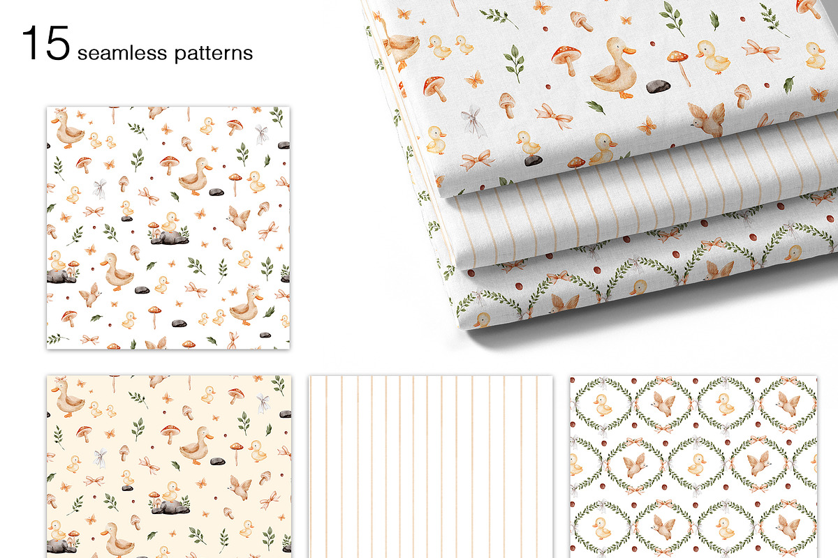 Boho nursery watercolor clipart, an Animal Illustration by Pattern + watercolor (Photo 6 of 10)