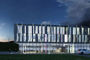 Cultural Center Building, an Architecture 3D Model by 3DNUTS (Thumbnail 2 of 19)
